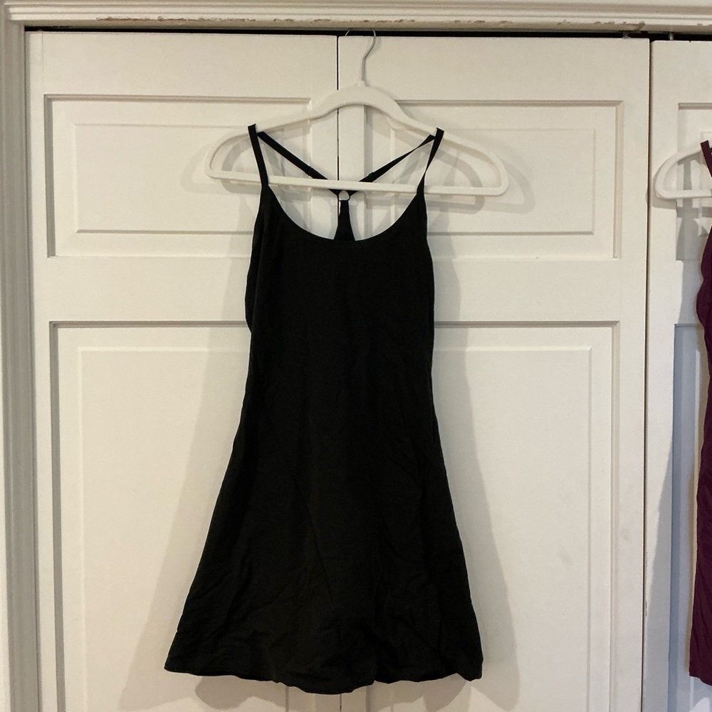 Black Outdoor Voices Exercise Dress